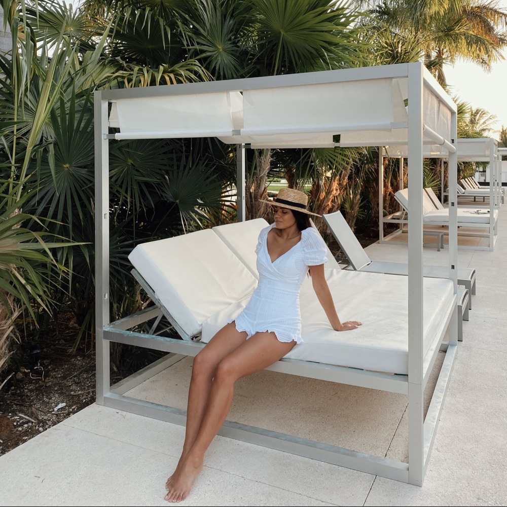 White, darling romper from Showpo